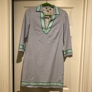 Vineyard Vines seersucker dress